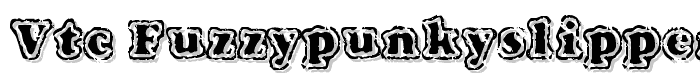 VTC FuzzyPunkySlippers Regular font